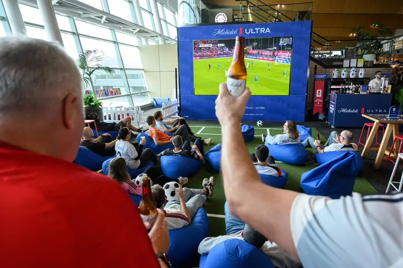 Match Day Pop Up Bar at Wellington Airport