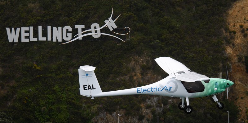 Cropped electric flight