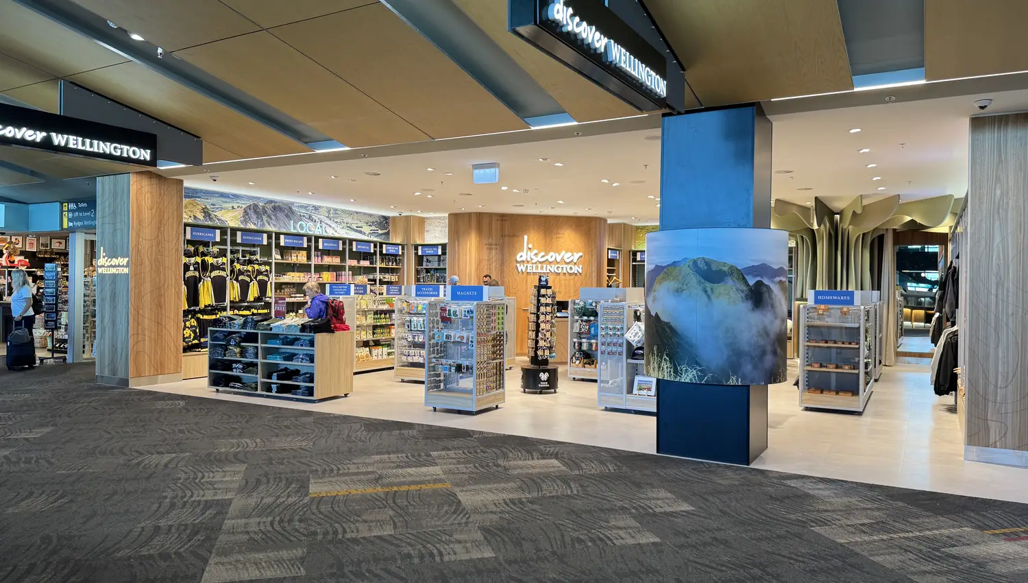 Discover Wellington Store at Wellington Airport