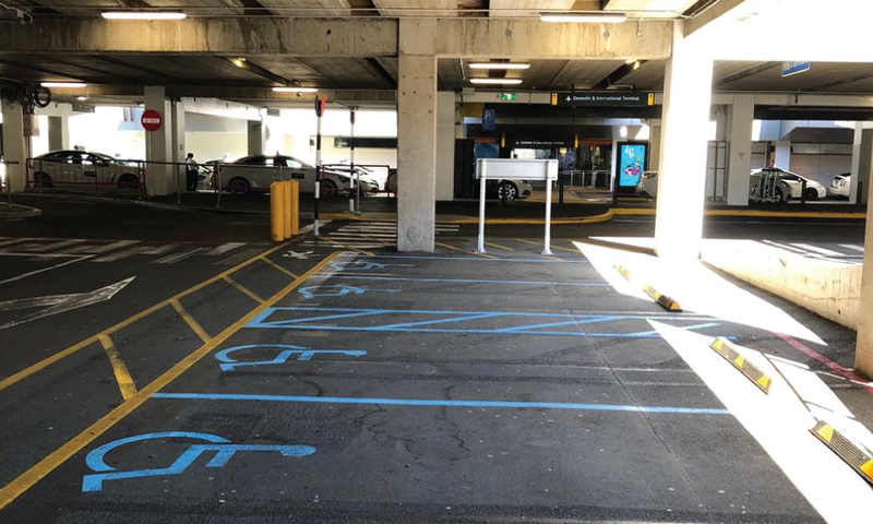 Mobility Car Park Level 0 Wellington Airport