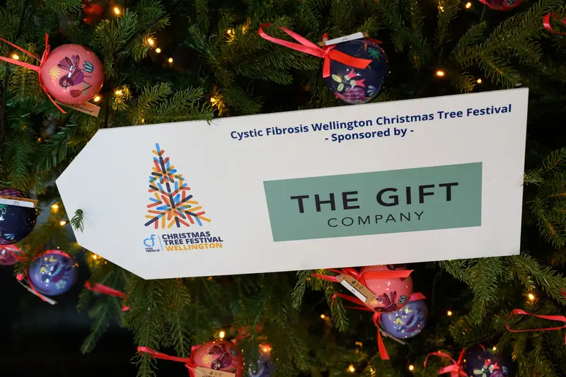 Detail photo of The Gift Company Christmas Tree in the Wellington Airport Christmas Tree Festival 2025