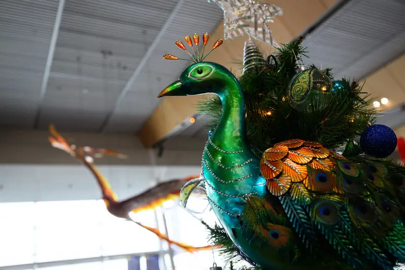 Detail photo of Wellington Indian Association Christmas Tree in the Wellington Airport Christmas Tree Festival 2025