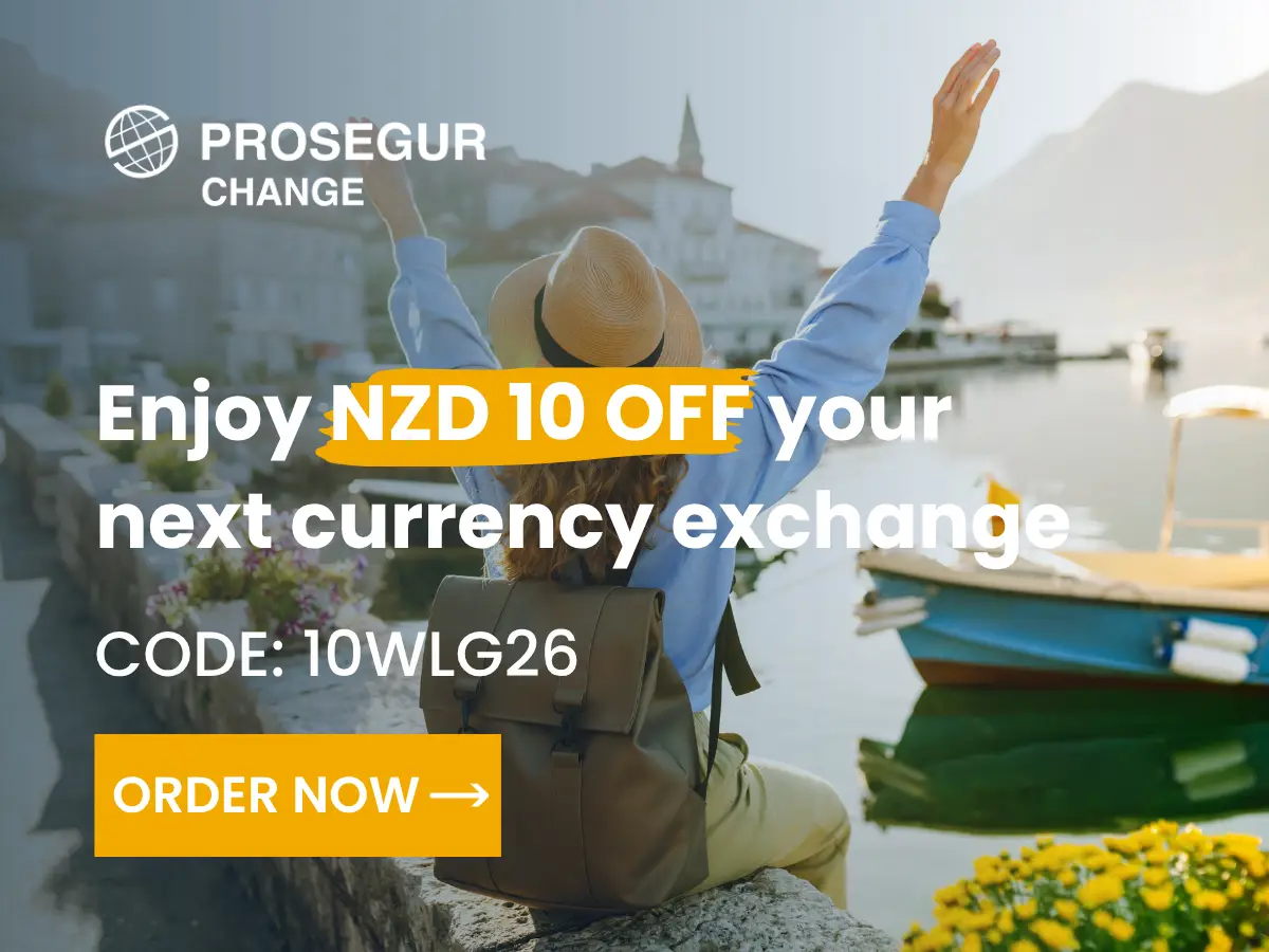 Enjoy NZD 10 off your next currency exchange. Code: 10WLG26 T&Cs apply.